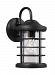 8524401-12 - Sea Gull Lighting - Sauganash - One Light Outdoor Wall Mount Black Finish with Clear Seeded Glass - Sauganash