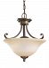 77380EN-829 - Sea Gull Lighting - Parkview - Two Light Convertible Pendant Russet Bronze Finish with Ginger Glass - Parkview