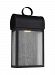 8614891S-12 - Sea Gull Lighting - Conroe - 14.38 14W 1 LED Medium Outdoor Wall Lantern Black Finish with Clear Seeded Glass - Conroe