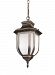 6236391S-71 - Sea Gull Lighting - Childress - 19.25 14W 1 LED Outdoor Pendant Antique Bronze Finish with Satin Etched Glass - Childress