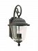 8461EN-46 - Sea Gull Lighting - Trafalgar - Three Light Outdoor Wall Lantern Oxidized Bronze Finish with Clear Seeded Glass - Trafalgar