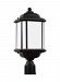 82529-746 - Sea Gull Lighting - Kent - 20.25 Inch One Light Outdoor Post Lantern Medium Base: 100W Oxford Bronze Finish with Satin Etched Glass - Kent