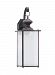 89383EN-08 - Sea Gull Lighting - Jamestowne - 20.25 9W One Light Outdoor Wall Lantern Textured Rust Patina Finish with Frosted Seeded Glass - Jamestowne