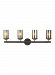 4410404-715 - Sea Gull Lighting - Sfera - Four Light Wall/Bath Bar Autumn Bronze Finish with Mercury Glass - Sfera