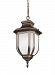 6236301-71 - Sea Gull Lighting - Childress - One Light Outdoor Pendant Medium Base: 100W Antique Bronze Finish with Satin Etched Glass - Childress