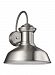 8647701-04 - Sea Gull Lighting - Fredricksburg - One Light Large Outdoor Wall Lantern Medium Base: 100W Satin Aluminum Finish - Fredricksburg
