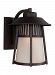 8811701EN-746 - Sea Gull Lighting - Hamilton Heights - One Light Outdoor Extra Large Wall Lantern Oxford Bronze Finish with Smoky Parchment Glass - Hamilton Heights