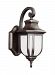 8536391S-71 - Sea Gull Lighting - Childress - 12.63 9W 1 LED Small Outdoor Wall Lantern Antique Bronze Finish with Satin Etched Glass - Childress