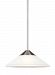 6511201-962 - Sea Gull Lighting - Ashburne - One Light Pendant Incandescent: 75 Watt Brushed Nickel Finish with Satin Etched Glass - Ashburne