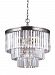 3114004-965 - Sea Gull Lighting - Carondelet - Four Light Chandelier Incandescent:100 Watt Antique Brushed Nickel Finish with Clear Crystal Glass - Carondelet