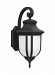 8736391S-12 - Sea Gull Lighting - Childress - 21.25 14W 1 LED Large Outdoor Wall Lantern Black Finish with Satin Etched Glass - Childress