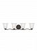 4439004-782 - Sea Gull Lighting - Emmons - 100W Two Light Bath Vanity Heirloom Bronze Finish with Satin Etched Glass - Emmons