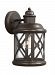 8621401-71 - Sea Gull Lighting - Lakeview - One Light Outdoor Wall Sconce Incandescent:100 Watt Antique Bronze Finish with Clear Seeded Glass - Lakeview
