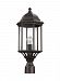8238701-71 - Sea Gull Lighting - Sevier - One Light Outdoor Post Lantern Antique Bronze Finish with Clear Glass - Sevier