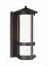 8535901-71 - Sea Gull Lighting - Groveton - One Light Small Outdoor Wall Lantern Medium Base: 75W Antique Bronze Finish with Opal Cased Etched Glass - Groveton