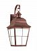 89273EN-44 - Sea Gull Lighting - Chatham - 9W One Light Outdoor Wall Lantern Weathered Copper Finish with Seeded Glass - Chatham