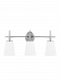 4440403-05 - Sea Gull Lighting - Driscoll - Three Light Wall/Bath Bar Chrome Finish with Etched/White Glass - Driscoll