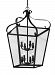 5119408-839 - Sea Gull Lighting - Lockheart - Eight Light Foyer Blacksmith Finish with Clear Glass - Lockheart