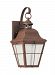 846291S-44 - Sea Gull Lighting - Chatham - 14.5 LED Outdoor Small Wall Lantern Weathered Copper Finish with Clear Seeded Glass - Chatham