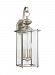 8468EN-965 - Sea Gull Lighting - Jamestowne - Two Light Outdoor Wall Lantern Antique Brushed Nickel Finish with Clear Beveled Glass - Jamestowne