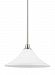 6513201-962 - Sea Gull Lighting - Metcalf - One Light Pendant Incandescent: 75 Watt Brushed Nickel Finish with Satin Etched Glass - Metcalf