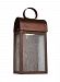 8514891S-44 - Sea Gull Lighting - Conroe - 11.56 9W 1 LED Small Outdoor Wall Lantern Weathered Copper Finish with Clear Seeded Glass - Conroe