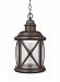 6221492S-71 - Sea Gull Lighting - Lakeview - 15.25 14W LED Outdoor Pendant Antique Bronze Finish with Clear Seeded Glass - Lakeview