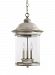 60081EN-965 - Sea Gull Lighting - Hermitage - Three Light Outdoor Pendant Antique Brushed Nickel Finish with Clear Glass - Hermitage