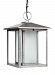 1 Light Weathered Pewter Fluorescent Outdoor Pendant