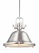6514402-962 - Sea Gull Lighting - Stone Street - Two Light Pendant Incandescent: 60 Watt Brushed Nickel Finish with Satin Etched Glass - Stone Street