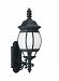 89103-12 - Sea Gull Lighting - Wynfield - 23.5 Inch 100W One Light Outdoor Wall Lantern Black Finish with Frosted Glass - Wynfield