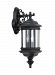 8840EN-12 - Sea Gull Lighting - Hill Gate - Two Light Outdoor Wall Lantern Black Finish with Clear Beveled Glass - Hill Gate