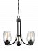 3127803-839 - Sea Gull Lighting - Morill - Three Light Chandelier Blacksmith Finish with Clear Seeded Glass - Morill