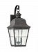 8463EN-46 - Sea Gull Lighting - Chatham - Two Light Outdoor Wall Lantern Oxidized Bronze Finish with Clear Seeded Glass - Chatham