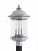 82081-965 - Sea Gull Lighting - Hermitage - Three Light Outdoor Post Lantern Antique Brushed Nickel - Hermitage
