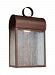 8714891S-44 - Sea Gull Lighting - Conroe - 16.63 14W 1 LED Large Outdoor Wall Lantern Weathered Copper Finish with Clear Seeded Glass - Conroe