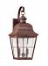 8463EN-44 - Sea Gull Lighting - Chatham - Two Light Outdoor Wall Lantern Silver Finish with Clear Seeded Glass - Chatham