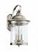 88083EN-965 - Sea Gull Lighting - Hermitage - Three Light Outdoor Wall Lantern Antique Brushed Nickel Finish with Clear Glass - Hermitage