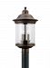 82081EN-71 - Sea Gull Lighting - Hermitage - Three Light Outdoor Post Lantern Antique Bronze Finish with Clear Glass - Hermitage