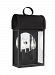8614802-12 - Sea Gull Lighting - Conroe - Two Light Outdoor Wall Lantern Black Finish with Clear Glass - Conroe