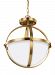 7724602-848 - Sea Gull Lighting - Alturas - 60W Two Light Convertible Pendant Satin Bronze Finish with Etched/White Glass - Alturas