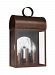 8714803-44 - Sea Gull Lighting - Conroe - Three Light Outdoor Wall Lantern Weathered Copper Finish with Clear Glass - Conroe