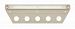 15448ST - Hinkley Lighting - Nuvi - 10 Inch 3.5W 1 LED Deck Light Sandstone Finish - Nuvi