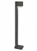 700OBVOT83042DHUNVSLF - Tech Lighting - Voto - 42 14.9W 3000K 1 LED Outdoor Diffuse Bollard with In-Line Fuse Charcoal Finish - Voto