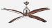 TRD60PLN4 - Craftmade Lighting - Tyrod - 60 Ceiling Fan with Light Kit Polished Nickel Finish with Classic Walnut Blade Finish with White Frost Glass - Tyrod