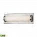 BVL372-10-16M - Elk Lighting - Barrie - 13.5 Inch 17W 1 LED Bath Vanity Matte Satin Nickel Finish with Opal White Glass - Barrie