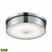 FML4950-10-15 - Elk Lighting - Towne - 15 Inch 20W 1 LED Round Flush Mount Chrome Finish with Opal Glass - Towne