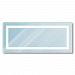 BLML-213-30 - Jesco Lighting - Envisage - 63 Inch 38W 1 LED Rectangular Back-lit Mirror with Rectangular Cutouts Frosted Finish - Envisage