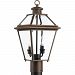 P6437-20 - Progress Lighting - Burlington - Two Light Outdoor Post Lantern Antique Bronze Finish with Clear Beveled Glass - Burlington