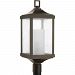 P540003-020 - Progress Lighting - Devereux - One Light Outdoor Post Lantern Antique Bronze Finish with Clear/Seeded Glass - Devereux